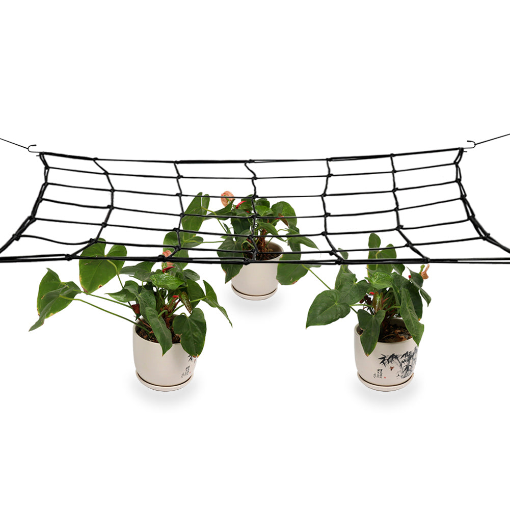 Elastic Rubber Garden Trellis Net Garden Growing Tent Support Netting for Flower Vegetable Climbing Vine Plants 80*80cm