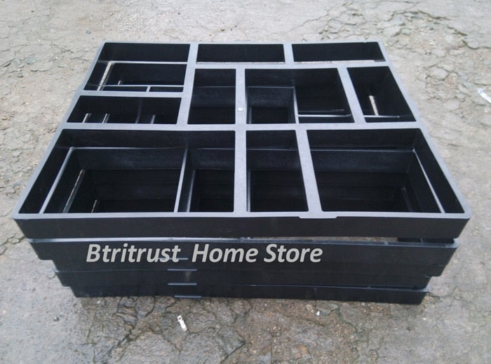 60*50cm 5pcs/lot diy stone pavement mold for making pathways for your garden concrete garden molds