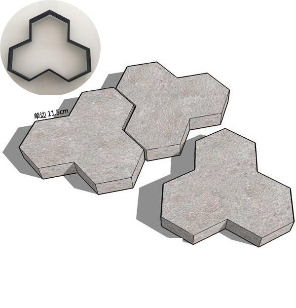 Pavement Mold DIY Plastic Path Maker Mold Manually Paving Cement Brick Molds The Stone Road Concrete Molds Tool For Garden