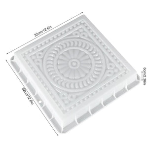 Square Concrete DIY Mold Pavement Plastic Path Maker Mold Paving Cement Brick The Stone Road Paving Moulds Tool For Garden Decor