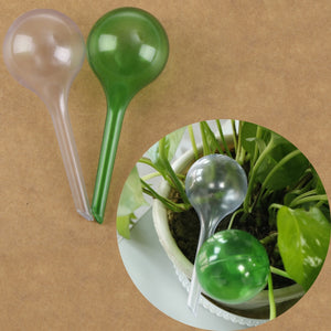 Practical PVC Travel House Plant Self Watering Bulb Shape Waterer Globes Automatic Irrigation Patio Lawn Garden Pot Planter Cans