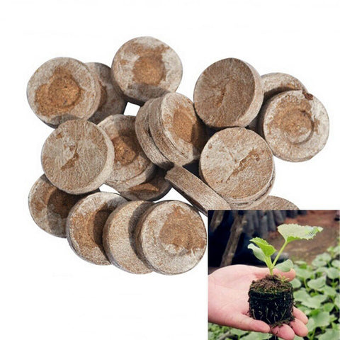 5Pcs seedlings, soil, potted plants, nutrient soil, potted peat particles, seedlings, garden supplies, gardening tools