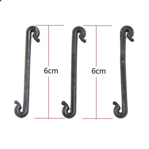 100pcs/lot Self-Locking Plant Vines Fastener Tied Buckle Hook Vegetable Grafting Clips Agricultural Greenhouse Garden Supplies