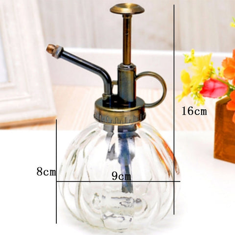 NOCM 1 Pcs Spray Bottle Sprinkler System Retro Old Glass Spray Bottle Watering Succulents Plants Indoors 9x16cm