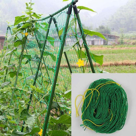 1.8m*1.8m garden fence nylon net plant growth climbing frame fence lattice gardening net vegetable plant lattice garden tools