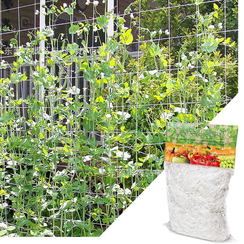 Garden Fence Polyester Plant Climbing Net Support Vine Climbing Frame Gardening Net Plant Fence Net Vegetable Plant Trellis