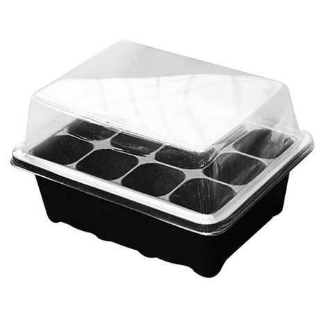 12 Cells Seedling Starter Tray Seed Germination Plants Propagation Grow Box Garden Nursery Pots Supplies