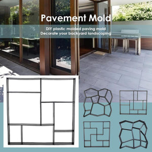 Garden Path Maker Mold DIY Manually Paving Cement Brick Molds Garden Stone Road Concrete Molds Pavement for Garden Home