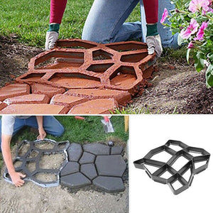 2019 new Floor Path Maker Mould Concrete Mold Reusable DIY Paving Durable for Garden Lawn