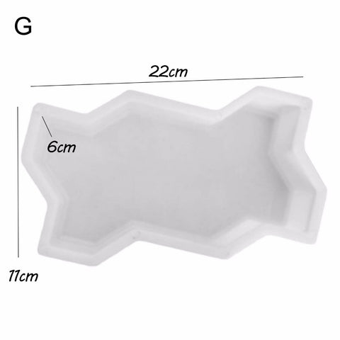 Concrete Mold Pavement DIY Plastic Path Maker Mold Paving Cement Brick The Stone Road  Paving Moulds Tool For Garden Decoration