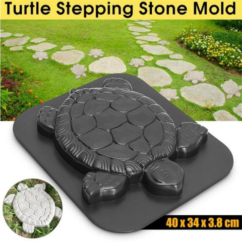 Hollow Paving Mold Excellent ABS Plastics Prolonged Durable Garden Path Maker Turtle DIY Concrete Cement Mold Brick Decor