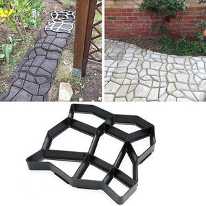 43*43 concrete DIY Stone plastic mold pathways paving concrete molds