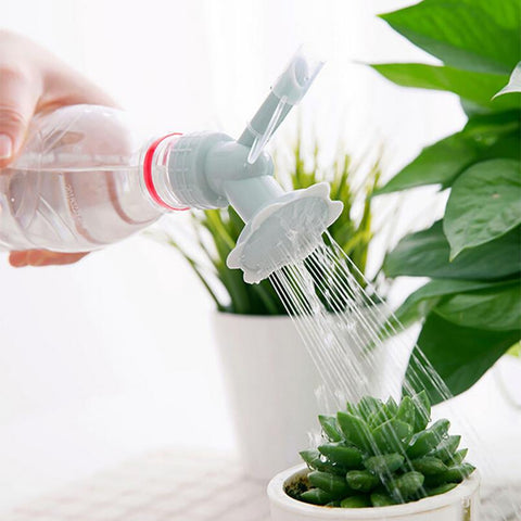 2In1 Plastic Sprinkler Nozzle For Flower Waterers Bottle Watering Sprinkler Portable Household Potted Plant Waterer 8.14