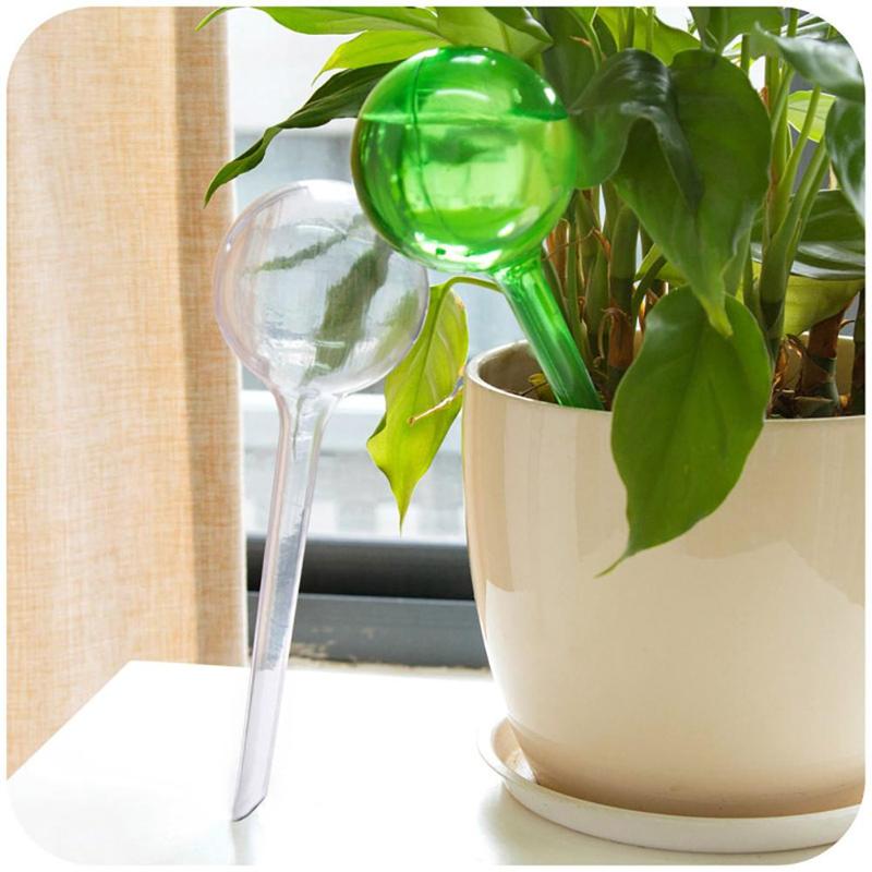 groupon plant pots Auto Drip Irrigation Imitation Glass Ball Flower Automatic Watering De – buzzpreferred