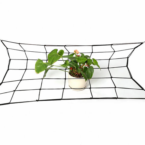 80*80cm Elastic Rubber Garden Trellis Net Garden Netting Flower Plant Support Net Support for Vegetable Climbing Vine Plants