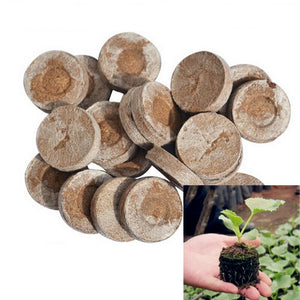 Peat Pellets Seed Starting Plugs Seeds Starter Pallet Seedling Soil Block Professional Easy To Use 1pcs/pack