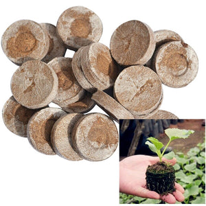 1/5/10pcs Seedling Soil Block Compressed Block Gardening Tool Potted Plant Seed Nursery Pot Nutritional Soil Peat Pellets