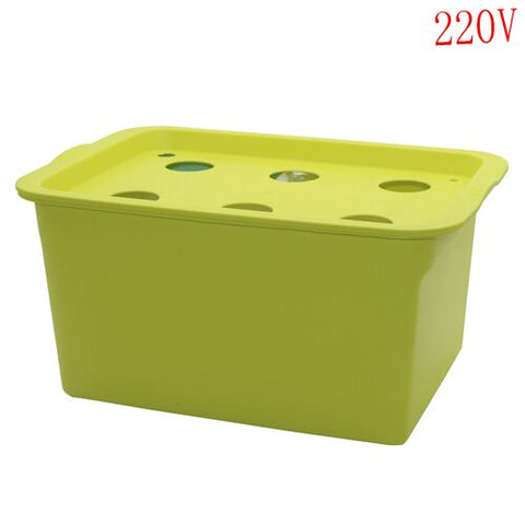 6 Holes Plant Site Hydroponic System Indoor Garden Cabinet Box Grow Kit Bubble Garden Pots Planter Nursery Pot 220V/110V 1 Set