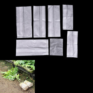 100Pcs 4 Sizes Biodegradable Plant-Fiber Nursery Pots Seedling-Raising Bags Environmental Protection Non-woven Grow Bag