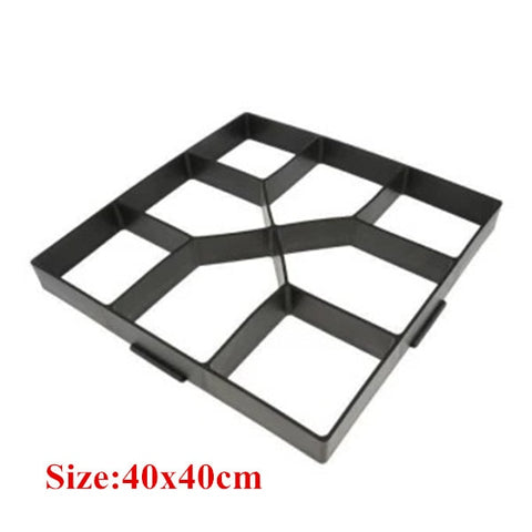 DIY Path Maker Mold Driveway Paving Brick Patio Concrete Slabs Path Pathmate Garden Fence Walk Maker Mould Manually Molds