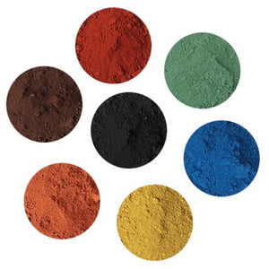 Iron oxide pigment cement tinting red yellow black green blue pastel tile paint color pigment DIY Manually Paving Concrete molds