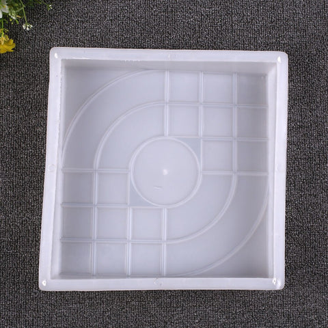 Square Concrete Pattern Matrix Sturdy Colorful Garden Garden Paths Plastic Brick Mold Stone Maker Pavement Walkway Paving