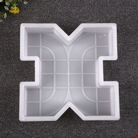 Square Concrete Pattern Matrix Sturdy Colorful Garden Garden Paths Plastic Brick Mold Stone Maker Pavement Walkway Paving