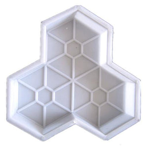 1Pcs Path Mold Maple Leaf Concrete Manually Plastic Stepping Stone Paving Molds For Pavement Courtyards Square