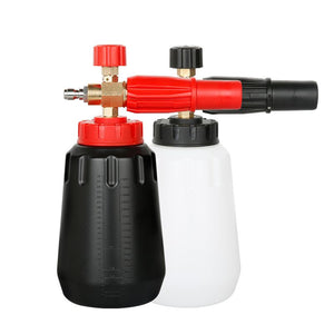 High Pressure Water Gun Foam Watering Can Stainless Steel Foam Watering Can Quick Insert Fan Car Wash Foam Watering Can