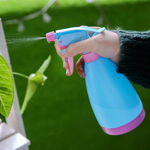 Candy Color Portable Manually Garden Plants Water Sprayers Flower Irrigation Spray Bottle Pouring Kettle Watering Can 21*8cm