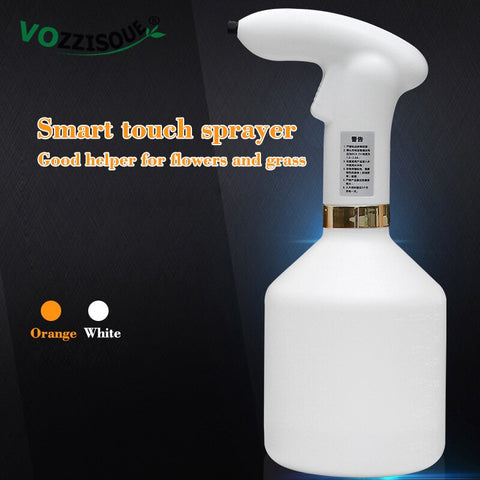 Electric Nozzle Spray Can Smart Sensing Plant Sprayer Bottle Water Fog Spray Head Plastic Mist Nozzle Watering Can for Flowers