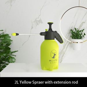 2L Capacity Hand-held Electric Spray Pot Portable Mist Nozzle Watering Can Sprayer Bottle Water Gardening Tools Extension Rod