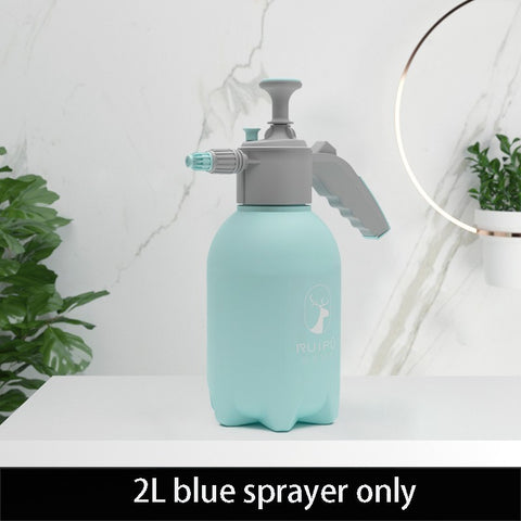 2L Capacity Hand-held Electric Spray Pot Portable Mist Nozzle Watering Can Sprayer Bottle Water Gardening Tools Extension Rod