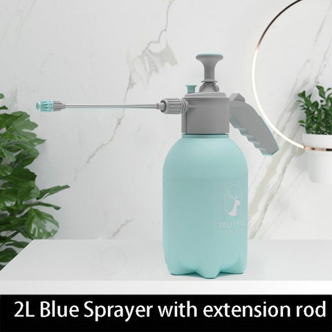 2L Capacity Hand-held Electric Spray Pot Portable Mist Nozzle Watering Can Sprayer Bottle Water Gardening Tools Extension Rod